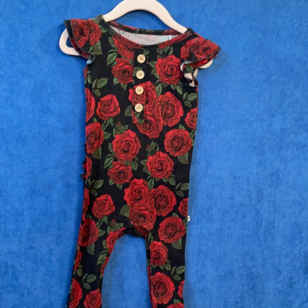 Little Bum Bums Rose Romper
